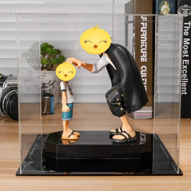 1PC Square Acrylic Display Case Action Figure Box Model Desktop Showcase Clear - Image 3 of 4