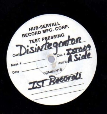 Disintegrator   Trans-Dimensional GABBER GABBA HARDCORE TECHNO IST Recs IST009