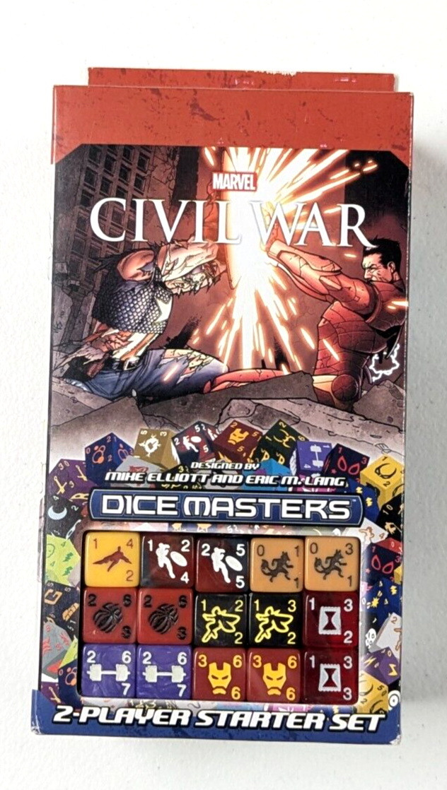 Dice Masters - Marvel CIVIL WAR 2 Player Starter Set - Sealed New
