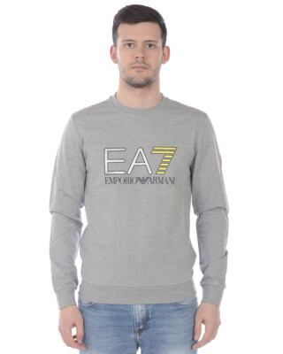Emporio Armani Sweatshirt Ea7 Sweatshirt Hoodie Herren grau 3HPM22 PJ05Z 3905 Gr. XXL