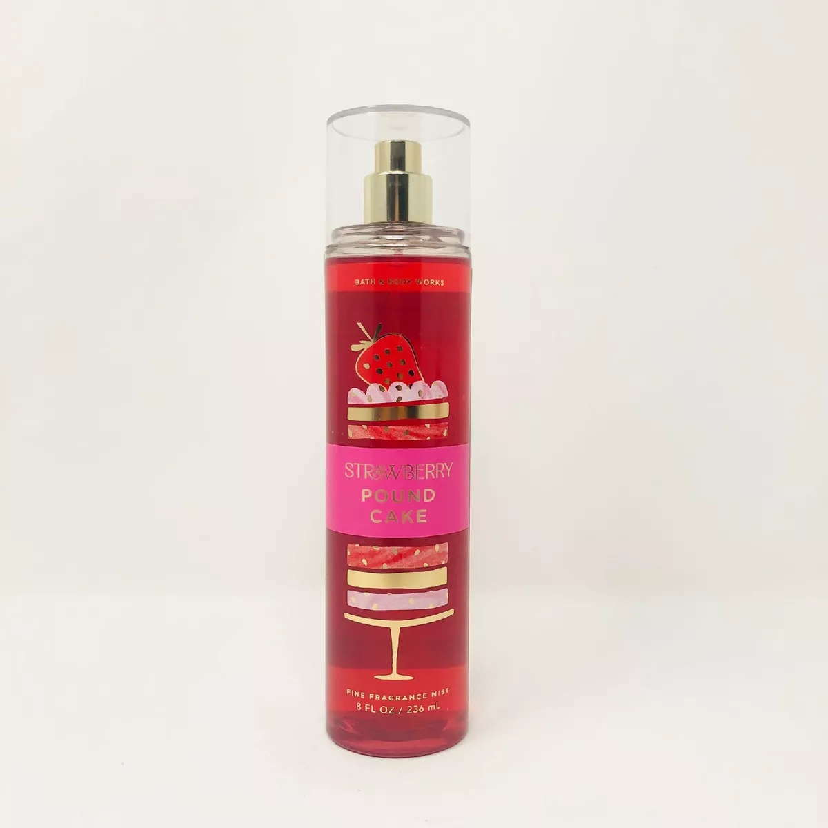 Bath Body Works Strawberry Pound Cake Fine Fragrance Mist Spray