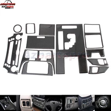 Full Set Carbon Fiber Interior Protector Cover Trim For 06-12 Lexus IS250 IS350