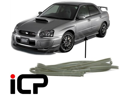 ICP Silver Side Skirt Trim Seal Kit Fits: Subaru Impreza 00-07 WRX
