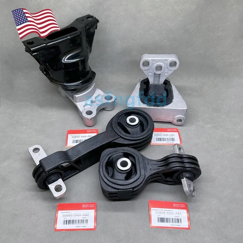 NEW 4X Engine Motor &Trans Mount Kit For OEM 2006-10 Honda Civic 1.8L Auto Trans - Picture 4 of 8