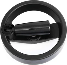 Heyous Foldable Handwheel Spoke Hand Wheel with Folding Revolving Handle for Mil