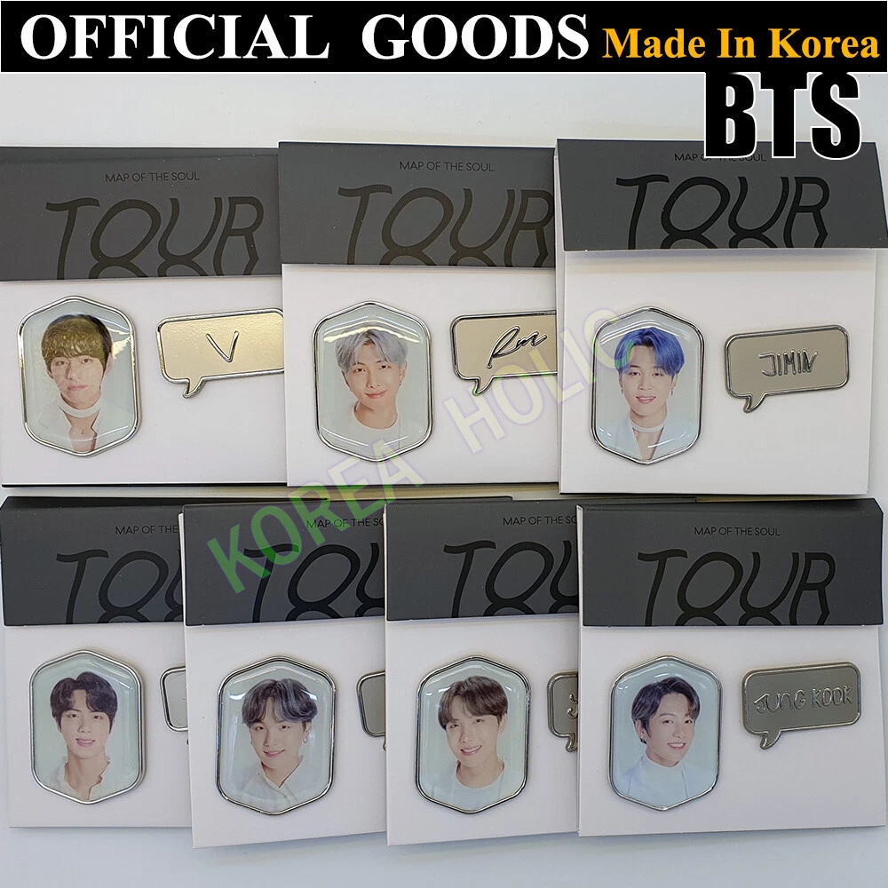 BTS Map Of The Soul Tour Badge Set OFFICIAL GOODS Bangtan Boys K 