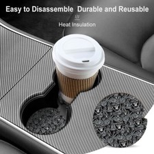 Las Vegas Raiders Car Coaster Heat Insulation Waterproof Reusable Cup Mat