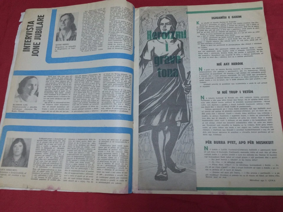ALBANIA MAGAZINE SHQIPTARJA E RE 1971 COMMUNIST ERA NEW ALBANIA SOCIALISM #005 - Image 3 of 4