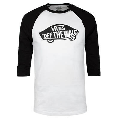Vans OTW Raglan Sleeve T-Shirt white-black - 3-4 Arm Longsleeve
