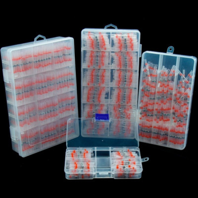 50-700X Wasserdichte Rote Schrumpf Solder Dichtung Hülse Draht Butt Crimp Splice