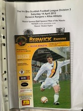 Berwick Rangers v Alloa Athletic 2012