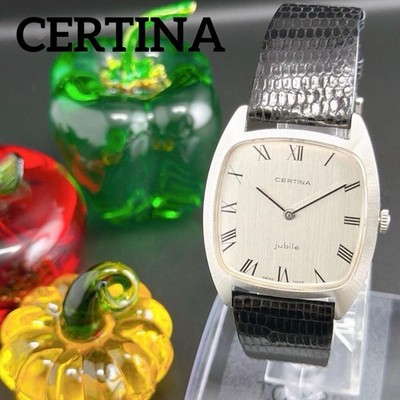 Rare and in excellent condition Certina Jubilee C-Line Gray Hand-wound Men's Wat