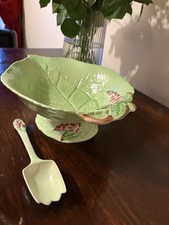 Vintage Carltonware Foxglove Hand painted Footed Bowl And Server