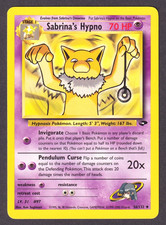 Sabrina's Hypno 56/132 Gym Challenge Pokemon Near Mint on eBay