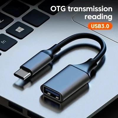 Type C to USB, USB C Male OTG A Female Data Connector Converter Cable Adapter