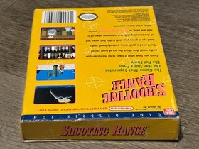 Shooting Range Nintendo Nes Game + Box Authentic