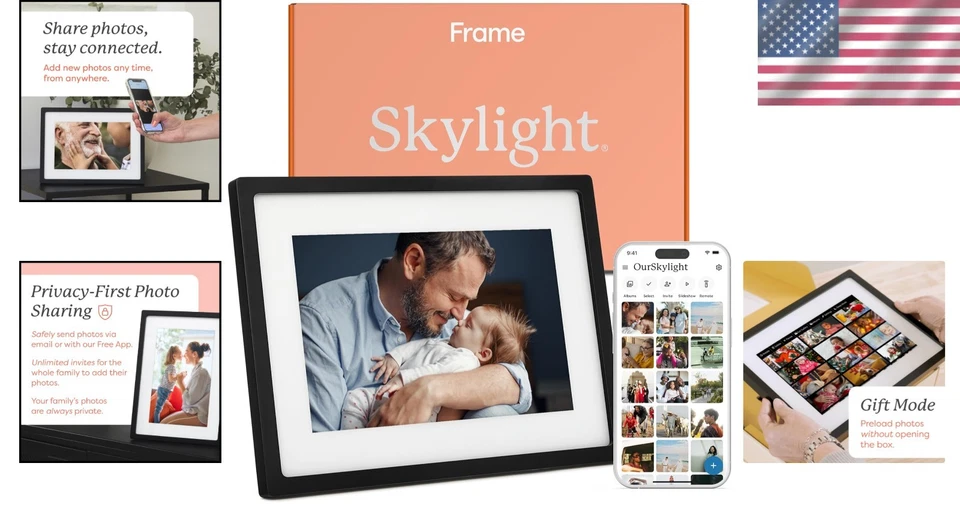 Photo Gifts for Grandparents - 10" Black Frame - Image 2 of 4