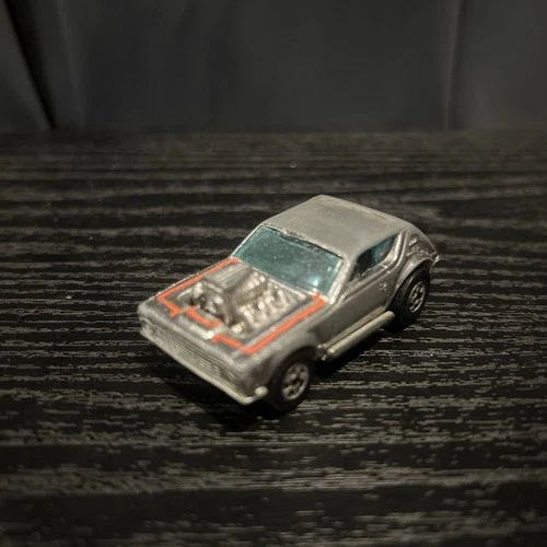 Vintage Hot Wheels Gremlin Grinder Silver Loose Diecast Car Exposed Engine AMC