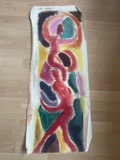 Matisse Henri Original Painting Red Signed Figures Erotic Dance France C92 