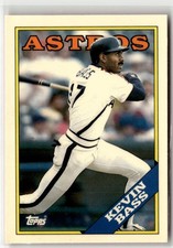 1988 Topps Tiffany Kevin Bass #175 Houston Astros SP