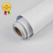 White Wallpaper Peel and Stick Wallpaper 15.7" X 118" Self Adhesive Embossed Whi