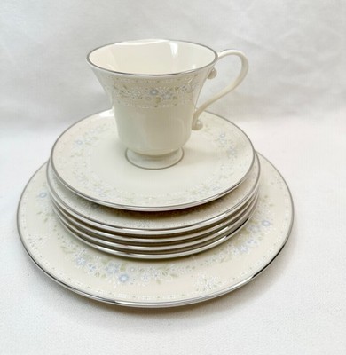 PICKARD SERENITY (7pc) Salad,4 Bread, Teacup & Saucer