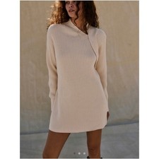 Free People Beach Alba Sweater Tunic Dress XS
