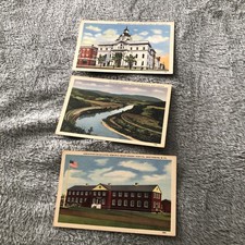 3 Color Vintage West Virginia Postcard Berkeley Baker Capon Mountain n/Stamp A17