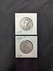 1918-P & 1920-P Walking Liberty Half Dollars – Early Date 90% Silver