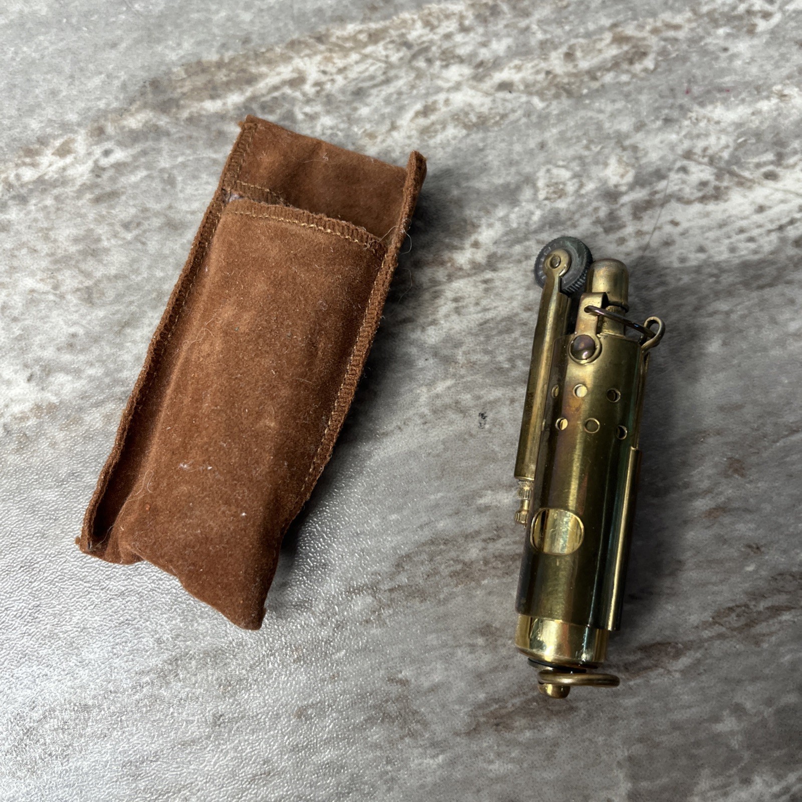 Imco Pat 105107 Pocket Cigarette Trench Antique Austria 3&rdquo; 1920s Vintage