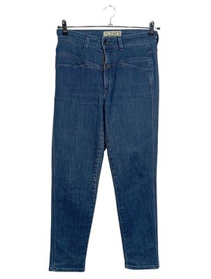 CLOSED High Waist Jeans Damen Jeans Gr. DE 36 dunkelblau Casual-Look