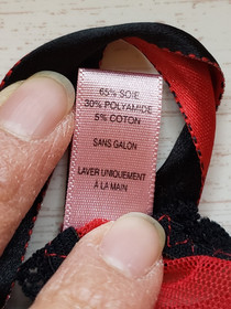 Cadolle Paris & Agent Provocateur Black Corset & Red Bottom Set