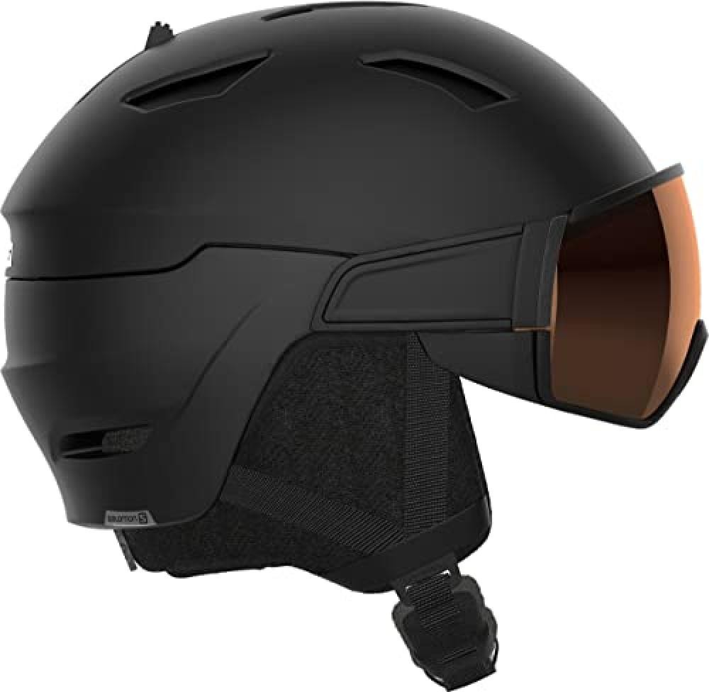 (TG. L) Salomon Driver Access Black Casco Sci Snowboard Unisex Ottima comodit 