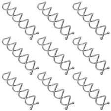 10 pcs Spiral Bobby Hair Pins Silver Hair Screws Hair Twister Alloy Hair Accesso