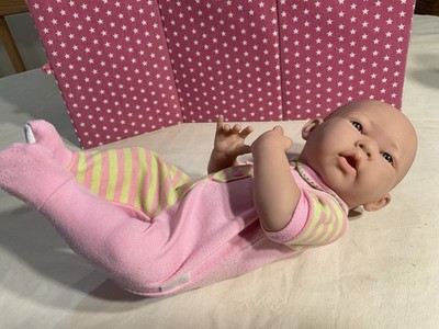 BERENGUER REALISTIC SOFT VINYL  NEWBORN BABY GIRL, 15 IN. ANATOMICALLY CORRECT