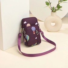 Mini Crossbody Cell Phone Bag Compact Shoulder Wallet Pouch Purse Holder