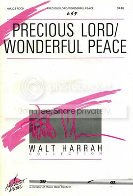 Precious Lord/Wonderful Peace SATB Sheet Music