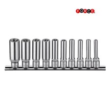 FORCE 1/4" Steckschlüsselsatz Torx lang 10-teilig  E TORX E4-E16