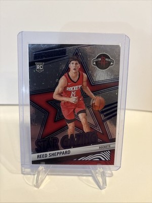 2024-25 Panini Revolution - Star Gazing Reed Sheppard #6 Blue Cosmo /285 (RC)