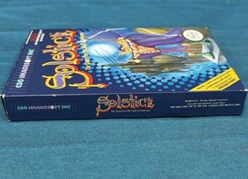 Solstizio: La Ricerca dello Staff di Demnos CIB NES manuale e poster