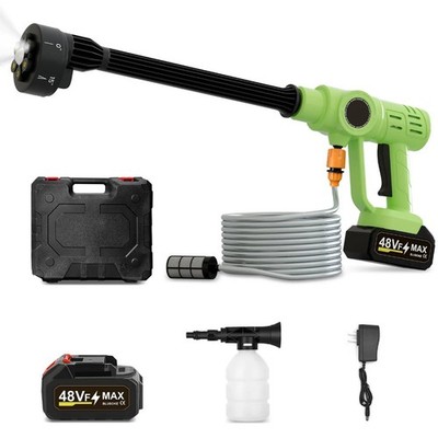 Portable electric rechargeable car washer machine.high pressure, 48v×2