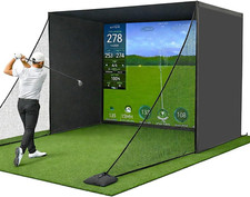 Golf Simulator Enclosure 10 x 8 ft 4K-Ready D...