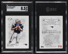 2011 Topps Gridiron Legends Tom Brady #115 SGC 8.5