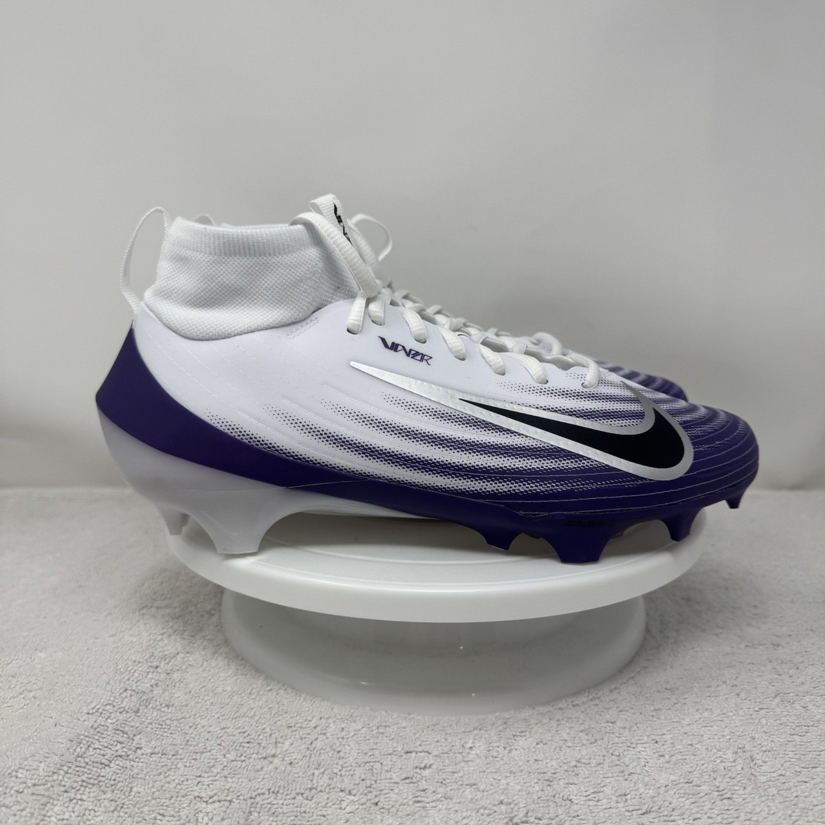 NEW Nike Air Zoom Vapor Pro 1 TB Football Cleats HM8850-101 Size 9 White Purple Nike Men main image 4