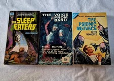 3 Vintage 1960s SCIENCE FICTION PBs Samuel Delany, The Sleep Eaters