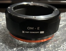 K F CONCEPT KF06.457 OM-NEX MANUAL LENS ADAPTER OPENED BOX, UNMOUNTED. UNUSED