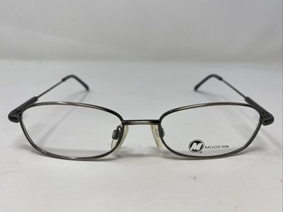 Modern Optical Bradley Antique Silver 51-17-140 Full Rim Eyeglasses Frame (534