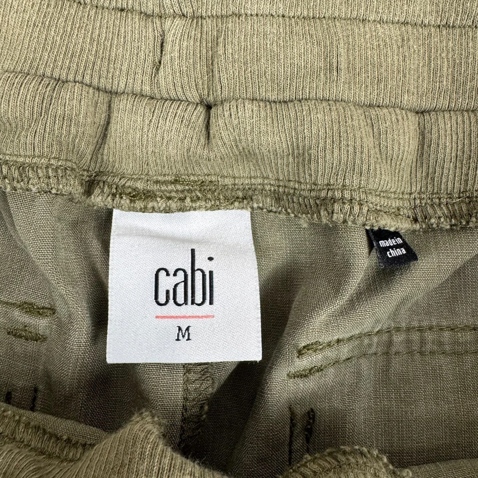 Брюки для бега марафона CAbi 27 дюймов карманы эластичные 3747 зеленые женские средний размер M - Изображение 3 из 4