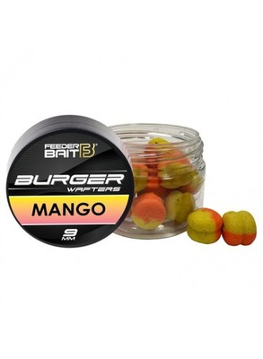 FeederBait Burger Wafter 9mm Mango Karpfen Method Feeder Köder
