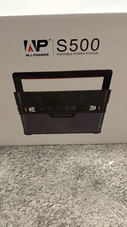 ALLPOWERS  Portable Power Station | 606Wh 700W camping fishing  campervan - Image 2 of 4